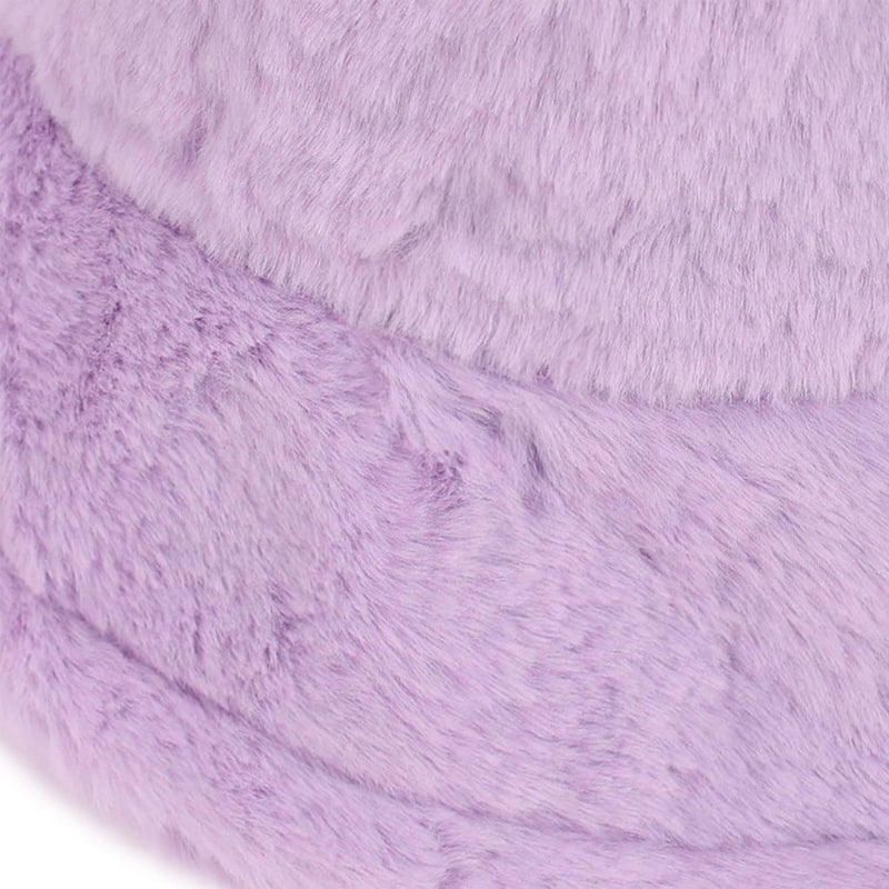 Umeepar Winter Faux Fur Fuzzy Bucket Hat Fluffy Warm Hat for Women Men - Image 2